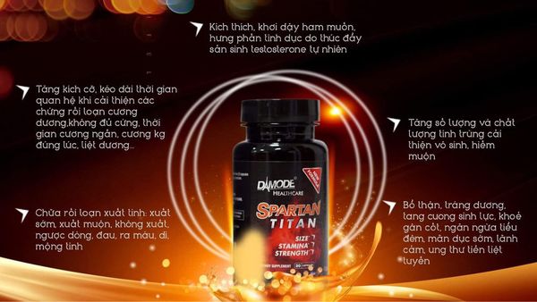 Thực Phẩm Chức Năng Hỗ Trợ Tăng Cường Sức Khoẻ Sinh Lý Nam Giới Spartan Titan Hộp 30 Viên giá sỉ - giá bán buôn | DAMODE Mỹ Phẩm Nước Hoa Độc Quyền