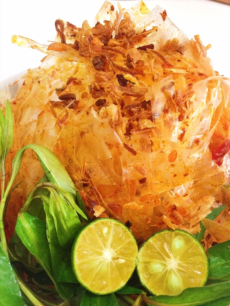 Bánh tráng trộn siêu cay- Đặc sản Tây Ninh