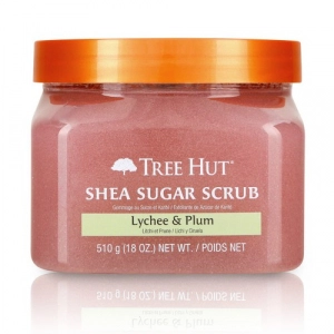Tẩy tế bào chết cơ thể Tree Hut Shea Sugar Scrub Lychee & Plum - 700322