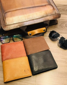 Ví Da Bò Vân Ý Ngang