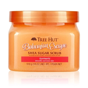 Tẩy tế bào chết Tree Hut Bohemian Escape Shea Sugar Scrub, Orange, 18 Oz