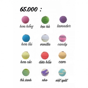 Viên thả bồn tắm (Bath Bomb) - Bomb tắm - Nhiều mùi hương