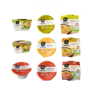 Cơm Xốt Kimchi vị cay/ Rau Củ/ Vị Gà/ Nếp Than Bibigo