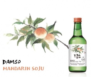 Soju DAMSO Hàn Quốc Nhập Khẩu Vị Quýt