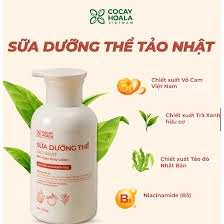 Sữa Dưỡng Thể Tảo Nhật Cỏ Cây Hoa Lá Hương Nước Hoa Dưỡng Trắng Da 300gr