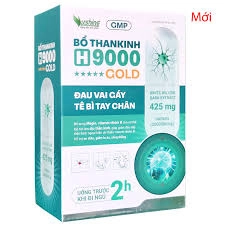 Bổ Thần Kinh H9000 Gold - Hổ Trợ Giảm Đau Dây Thần Kinh Tọa, Cải Thiện Tê Bì Tay Chân-MKPMC 60 viên