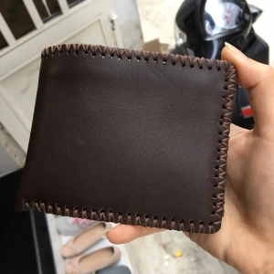 Ví Da Bò Nappa S - Khâu Viền