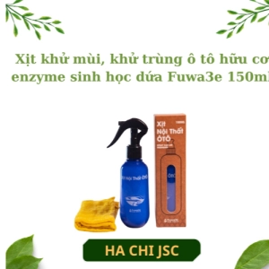 Xịt khử mùi, khử trùng ô tô hữu cơ enzyme sinh học dứa Fuwa3e 150ml