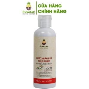 Nước ngâm rửa thực phẩm Fuwa3e làm sạch thực phẩm khử mùi thuốc sâu chất bẩn 100ml