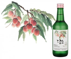 Soju DAMSO Hàn Quốc Nhập Khẩu Vị Vải