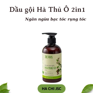 Dầu gội thảo dược Hà thủ ô Cân Bằng Sắc Tố Melanin Cocayhoala 300g Ha Chi Organic