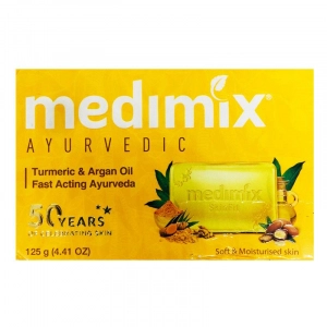                          Xà phòng Medimix Nghệ và dầu argan giảm mụn, mờ thâm nám, sạch gàu, an toàn cho mẹ bầu                      