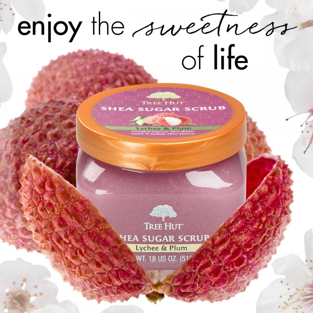 Tree Hut Shea Sugar Scrub Lychee & Plum