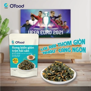                           Rong biển giòn trộn gia vị ăn liền Ofood - Vị Trộn óc chó/ Hạnh nhân/ Khô gà                      