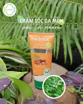 Mặt nạ sạch sâu Medimix Anti Pimple Face Pack 150ml