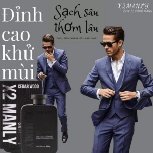 Sữa Tắm Gội Nam 3in1 X2 MANLY COCAYHOALA VIETNAM - Dung tích 320g