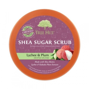 Tẩy tế bào chết cơ thể Tree Hut Shea Sugar Scrub Lychee & Plum - 700322