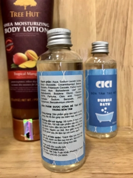 Sữa tắm tạo bọt chuyên dùng cho bồn tắm - Cici