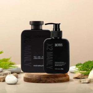 Sữa Tắm Gội Nam 3in1 X2 MANLY COCAYHOALA VIETNAM - Dung tích 320g