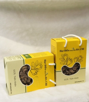 Hạt điều rang muối vỏ lụa Hachi 500gr loại A