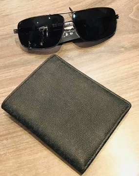 Ví Da Bò Vân Ý - Đứng