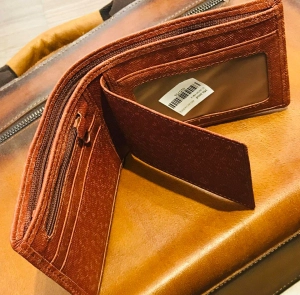 Ví Da Bò Vân Ý Ngang