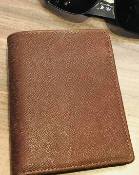 Ví Da Bò Vân Ý - Đứng