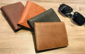 Ví Da Bò Vân Ý - Đứng