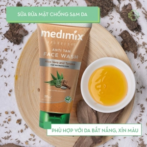 Sữa Rửa Mặt Medimix Chống Sạm Da Anti Tan Facewash 150ml