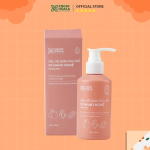 Dung Dịch Vệ Sinh Phụ Nữ Gel X2 Nano Nghệ Đào Cỏ Cây Hoa 150ml
