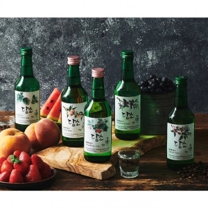 Soju DAMSO Hàn Quốc Nhập Khẩu Vị Đào