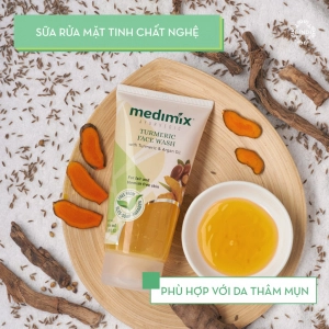 Sữa rửa mặt Medimix dành cho da thâm mụn Nghệ 150ml