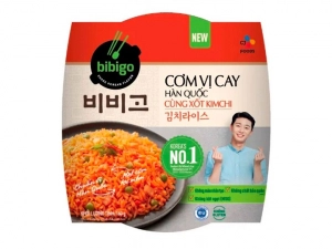 Cơm Xốt Kimchi vị cay/ Rau Củ/ Vị Gà/ Nếp Than Bibigo