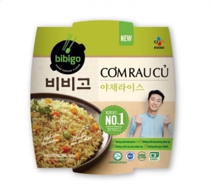 Cơm Xốt Kimchi vị cay/ Rau Củ/ Vị Gà/ Nếp Than Bibigo