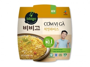 Cơm Xốt Kimchi vị cay/ Rau Củ/ Vị Gà/ Nếp Than Bibigo