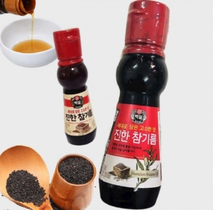 Dầu mè đậm đặc Hàn Quốc Beksul chai 110ml