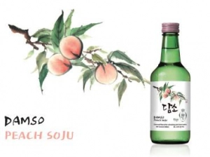 Soju DAMSO Hàn Quốc Nhập Khẩu Vị Đào
