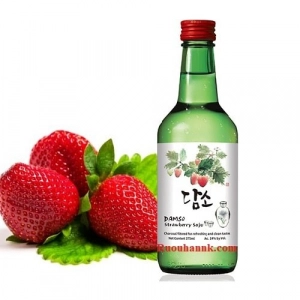 Soju DAMSO Hàn Quốc Nhập Khẩu Vị Dâu Tây