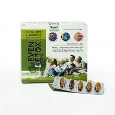 Bổ Gan EVEN DETOX - Giúp Thanh Nhiệt, Giải Độc, Hết Mẩn Ngứa, Mụn Nhọt-MKPMC hộp vỉ 60 viên