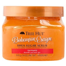 Tẩy tế bào chết Tree Hut Bohemian Escape Shea Sugar Scrub, Orange, 18 Oz