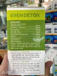 Bổ Gan EVEN DETOX - Giúp Thanh Nhiệt, Giải Độc, Hết Mẩn Ngứa, Mụn Nhọt-MKPMC lọ 30 viên