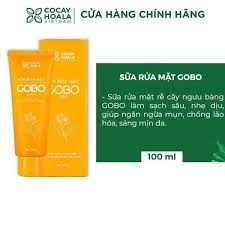Sữa rửa mặt làm sạch sâu Cỏ Cây Hoa Lá Gobo - dung tích 100gr