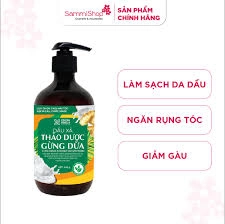Dầu xả hữu cơ sạch gàu gừng dừa Cocayhoal 440g