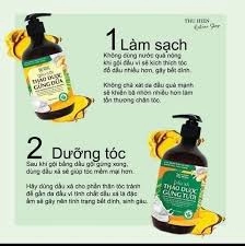 Dầu xả hữu cơ sạch gàu gừng dừa Cocayhoal 440g