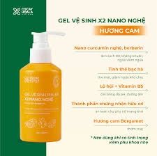 Combo dung dịch vệ sinh x2 nano nghệ -đào hữu cơ cỏ cây hoa lá 150ml