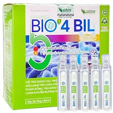 Men Vi Sinh Bio 4 Bil Gold - Bổ Sung Lợi Khuẩn hệ tiêu hóa , đường ruột khỏe mạnh -MKPMC hộp 20 ống