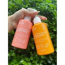 Combo dung dịch vệ sinh x2 nano nghệ -đào hữu cơ cỏ cây hoa lá 150ml