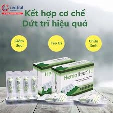 Viên Đặt Hemotreat Hỗ Trợ Giảm & Co Săn Búi Trĩ Hộp 12 viên