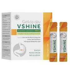 Gel dạ dày Vshine, hỗ trợ giảm acid dịch vị, giảm viêm loét dạ dày, tá tràng H20gói-MKPMC