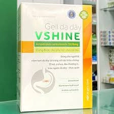 Gel dạ dày Vshine, hỗ trợ giảm acid dịch vị, giảm viêm loét dạ dày, tá tràng H20gói-MKPMC